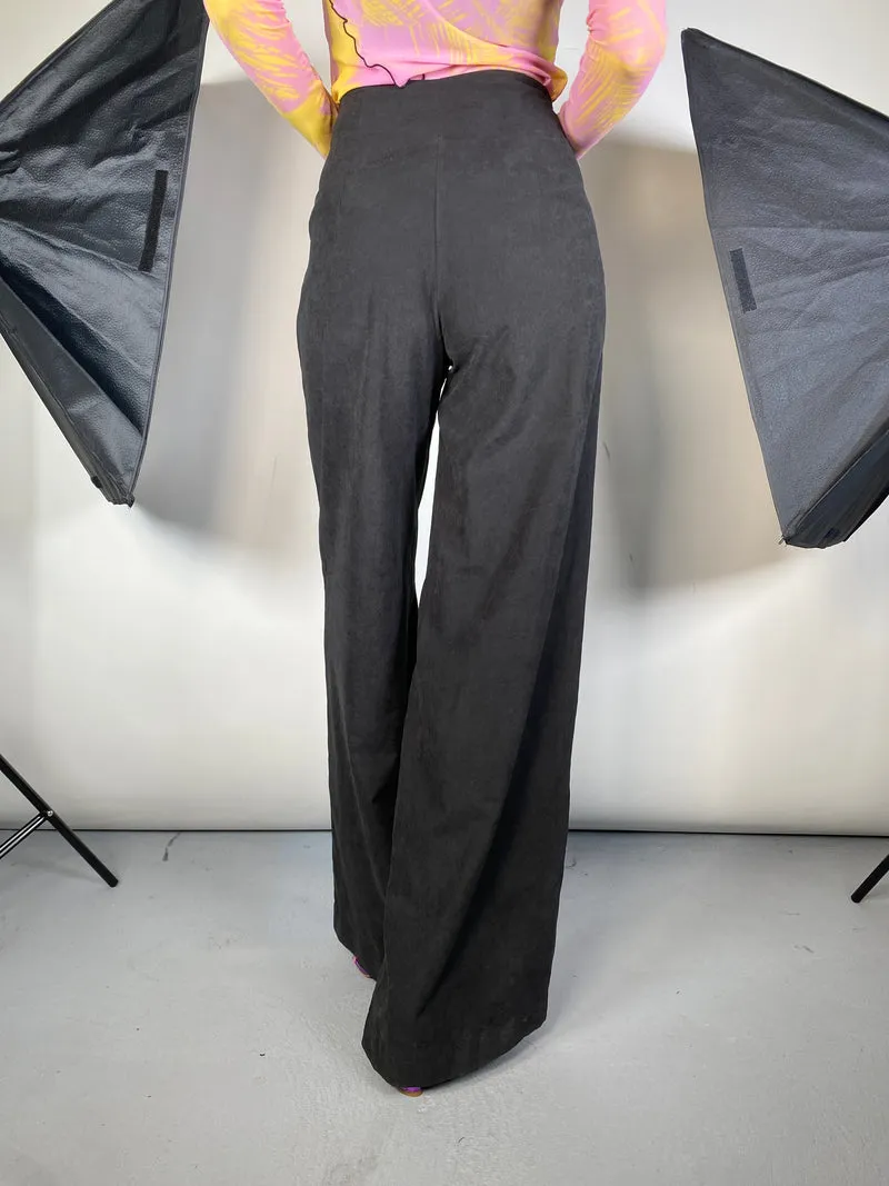 VICTORIA RAVEAU Pantalón Palazzo Negro