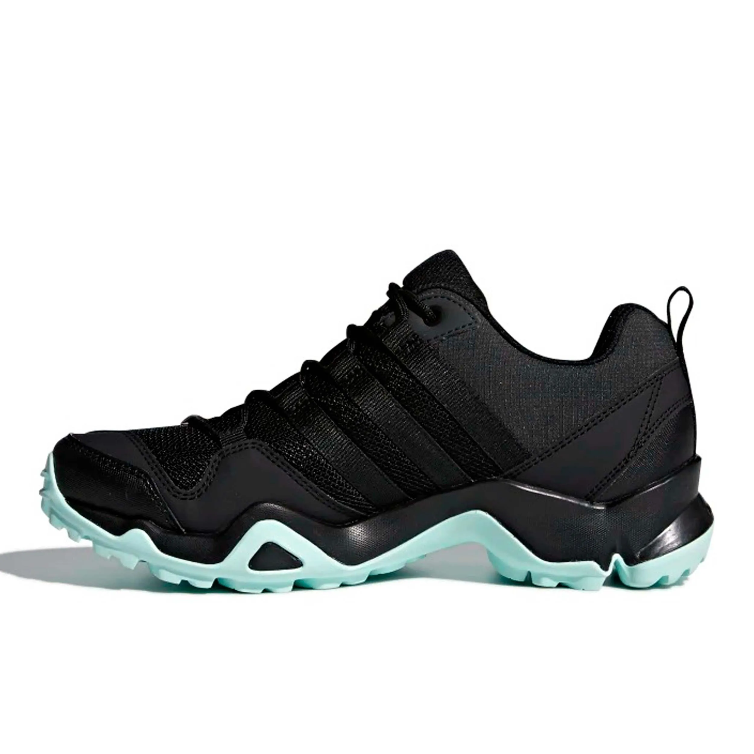 Zapatillas Outdoor Mujer Adidas Terrex AX2R Negra/Celeste