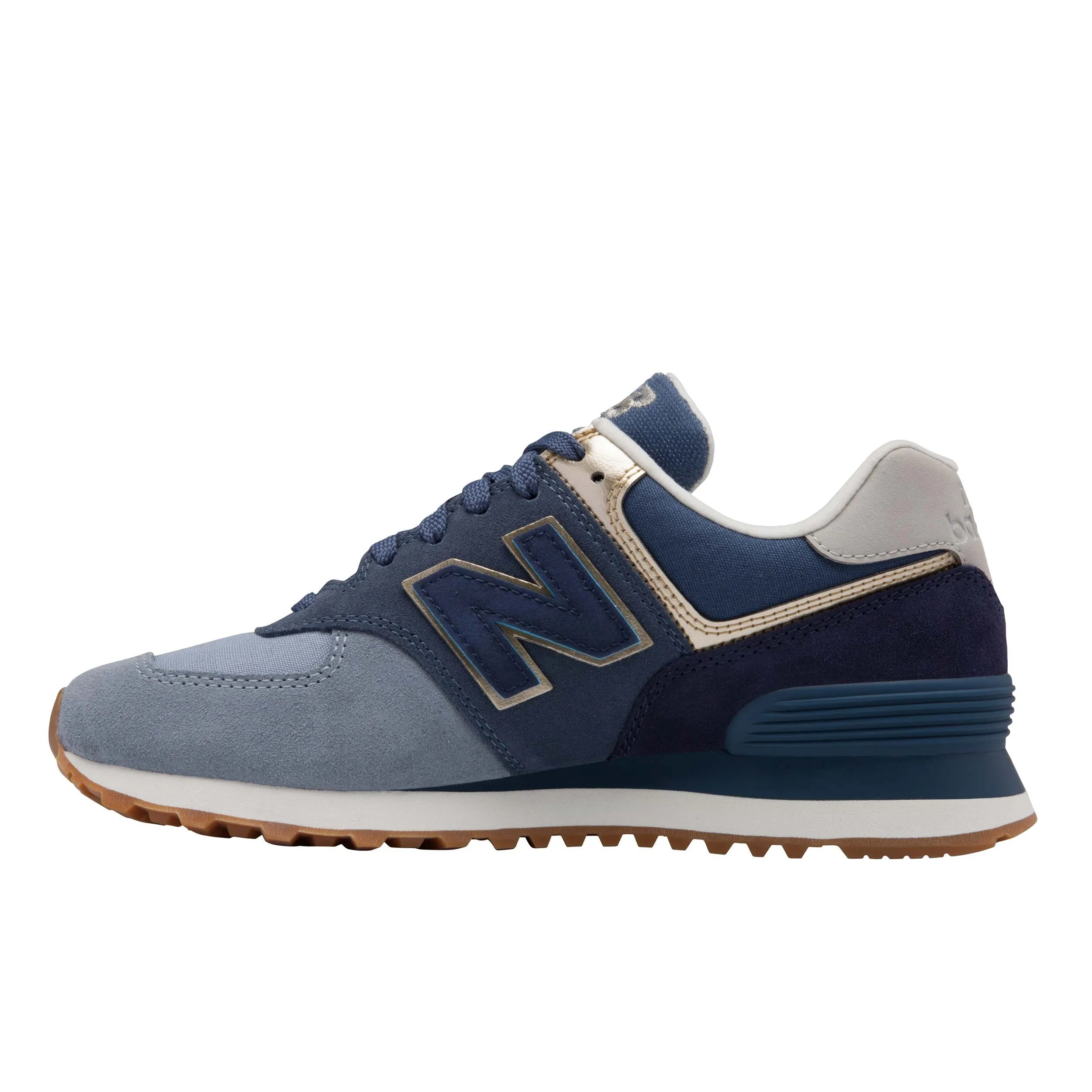 Zapatillas Urbanas Mujer New Balance 574 Metallic Patch Azul