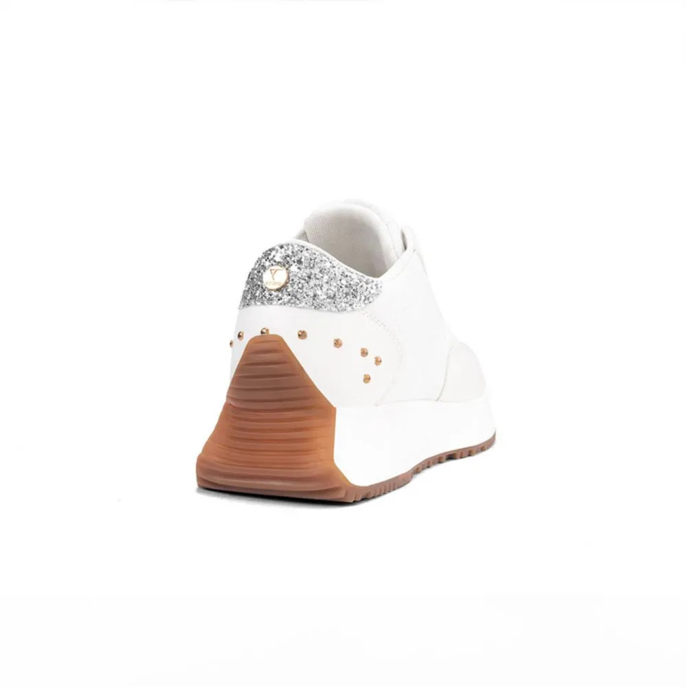 Zapatillas Urbanas para Mujer Via Uno Blanco Textil