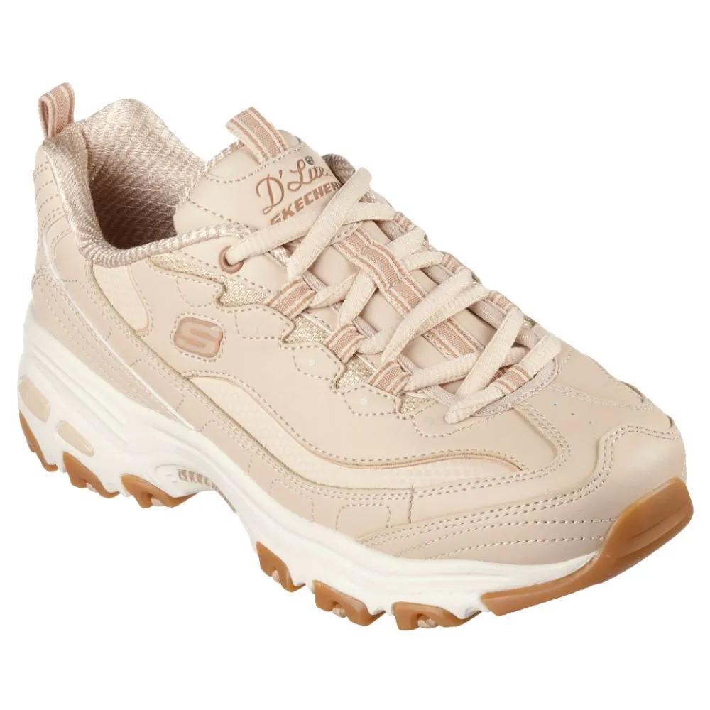 Zapatillas Urbanas Skechers Para Mujer 149807-Nat Crema