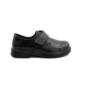 Zapato Colegial Guga de Cuero con Velcro