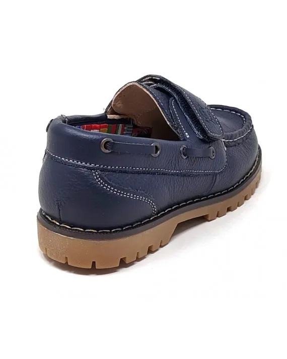 ZAPATO COLEGIAL VELCRO NIÑO BUBBLE BOBBLE A766