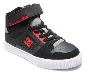 zapatos DC Pure High-Top EV - XKRK/Black/Red/Black - unisex junior