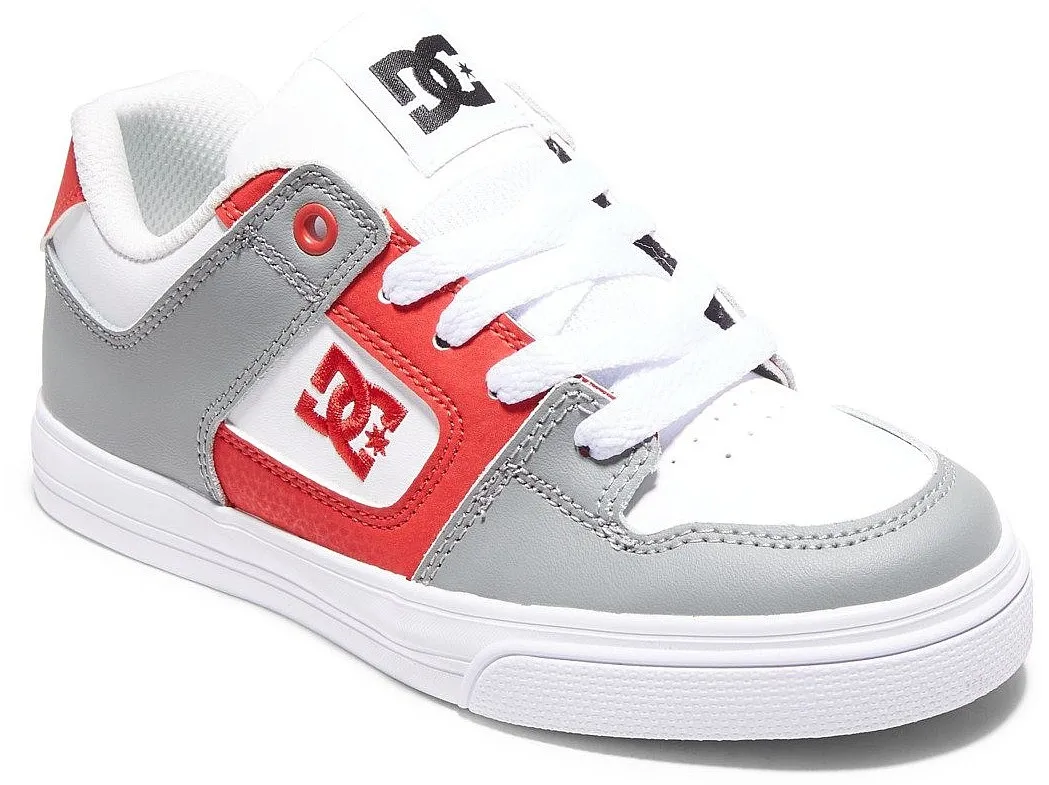 zapatos DC Pure - WRD/White/Red - unisex junior