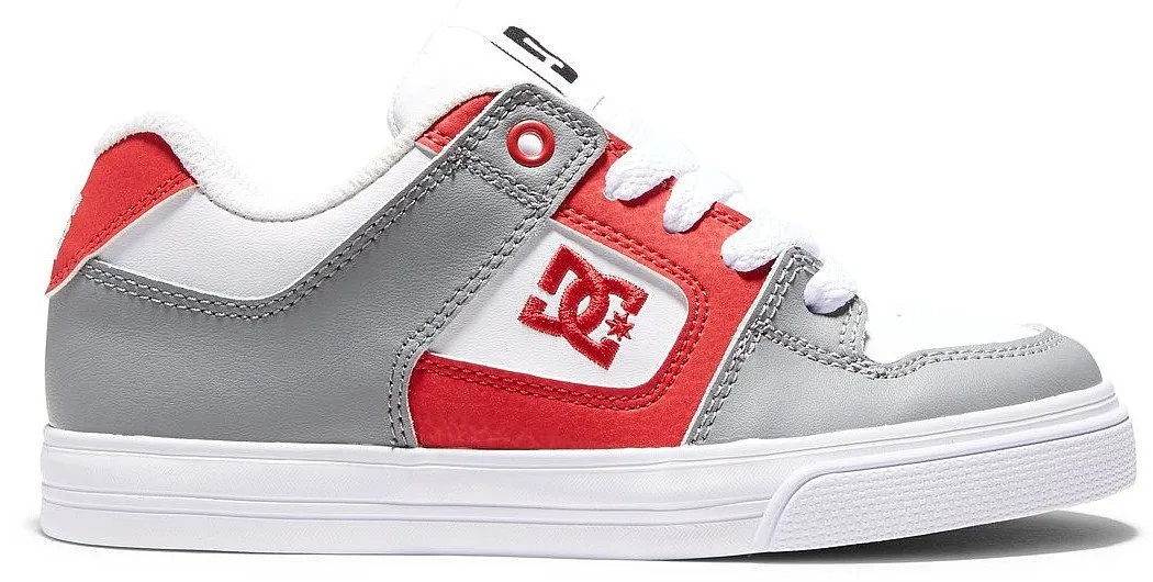 zapatos DC Pure - WRD/White/Red - unisex junior