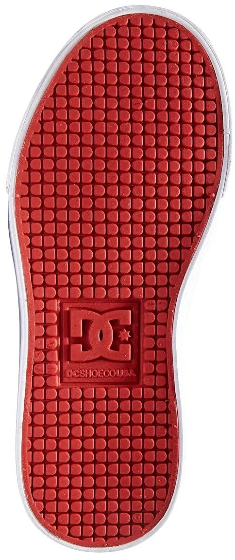 zapatos DC Pure - WRD/White/Red - unisex junior