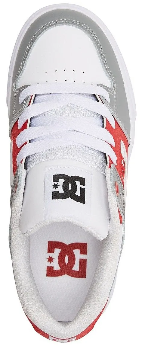 zapatos DC Pure - WRD/White/Red - unisex junior