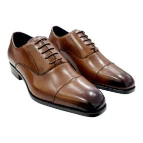 ZAPATOS DE VESTIR HOMBRE CON PUNTERA PIEL CUERO