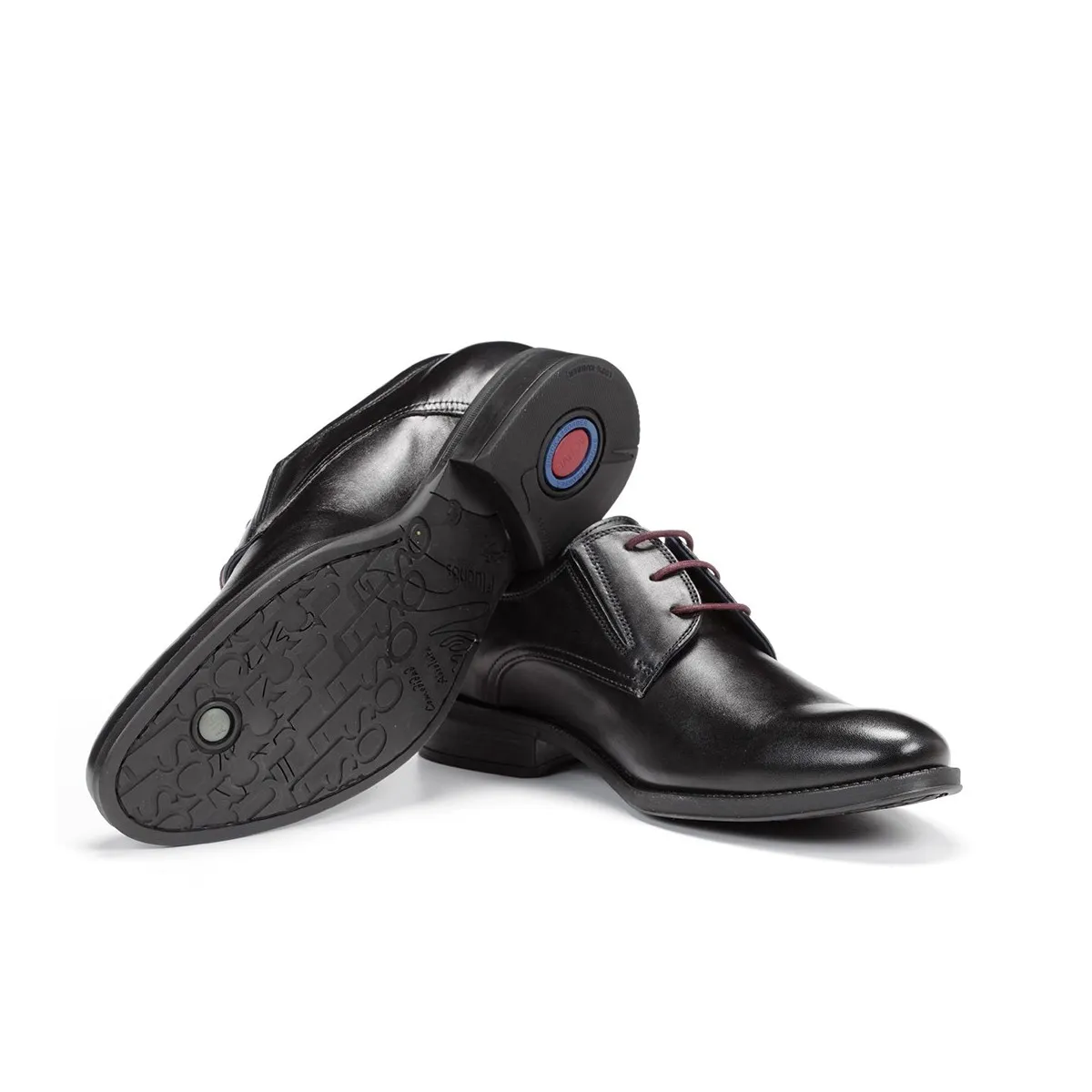 Zapatos Fluchos de vestir para hombre negro Heracles F8410