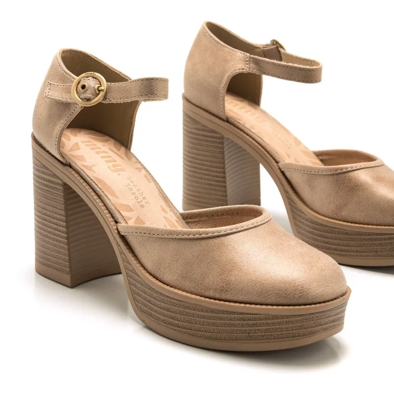 Zapatos Vestir de Mujer MTNG NEW 67 Beige 54061