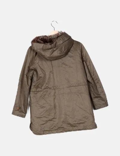 Zara Parka verde casual